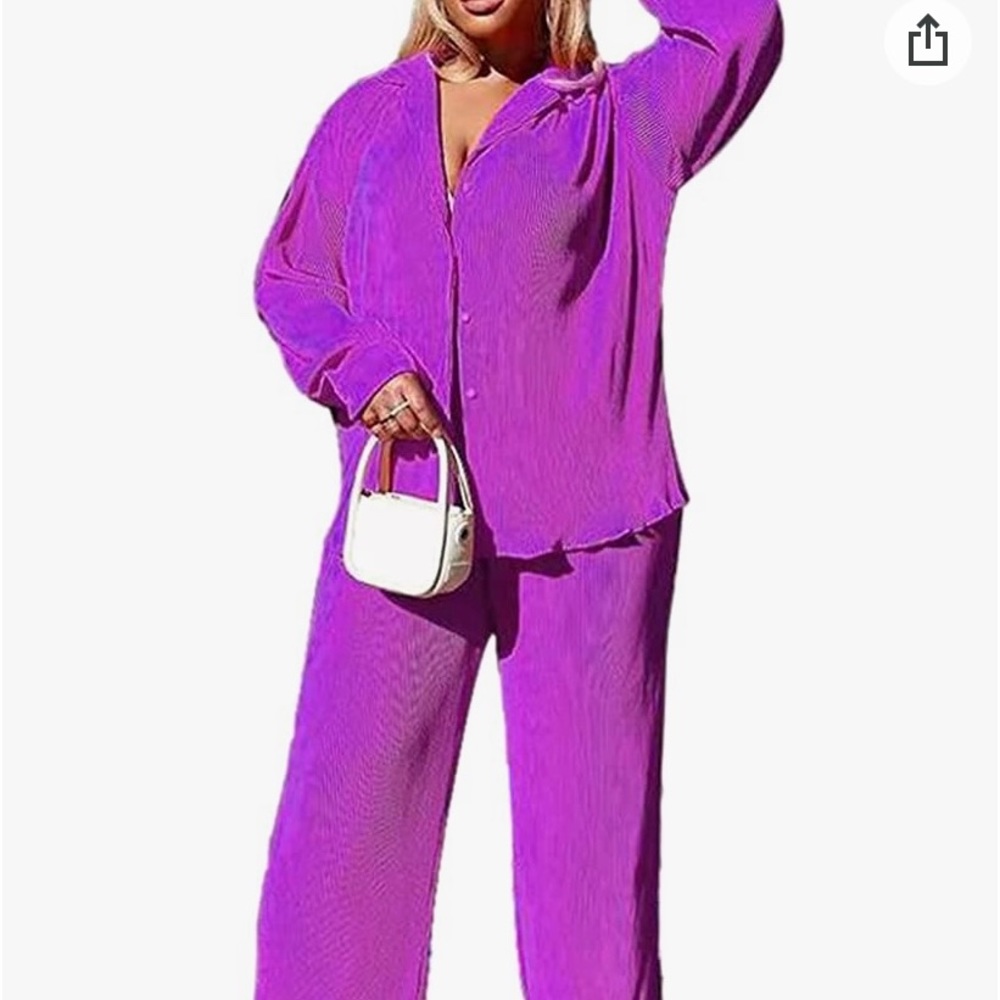 NWOT Light purple two piece set